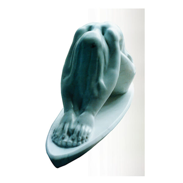 White Marble Carving Abstract Women Sculpture For Sale HCAF-006