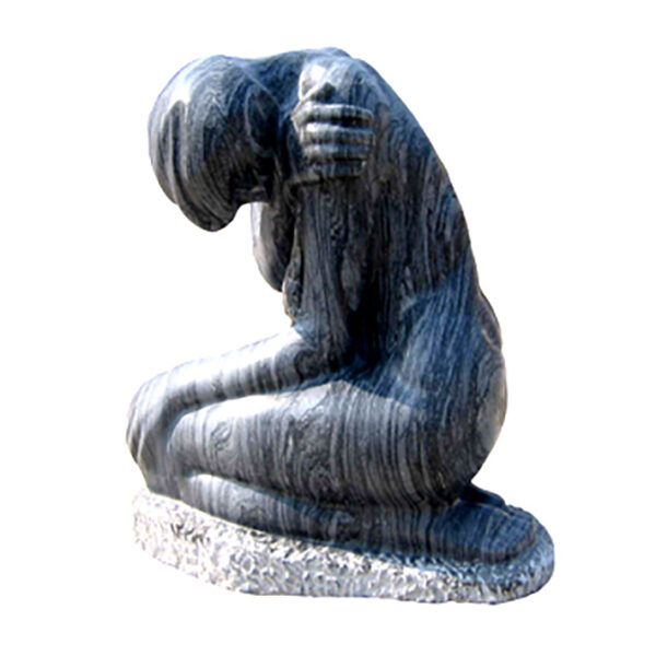 Grey Marble Figure Sculpture/Garden Decoration/HCAF-008